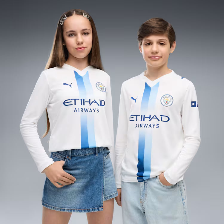Man City Þriðja Treyja Síðerma 2026/27 - Barna