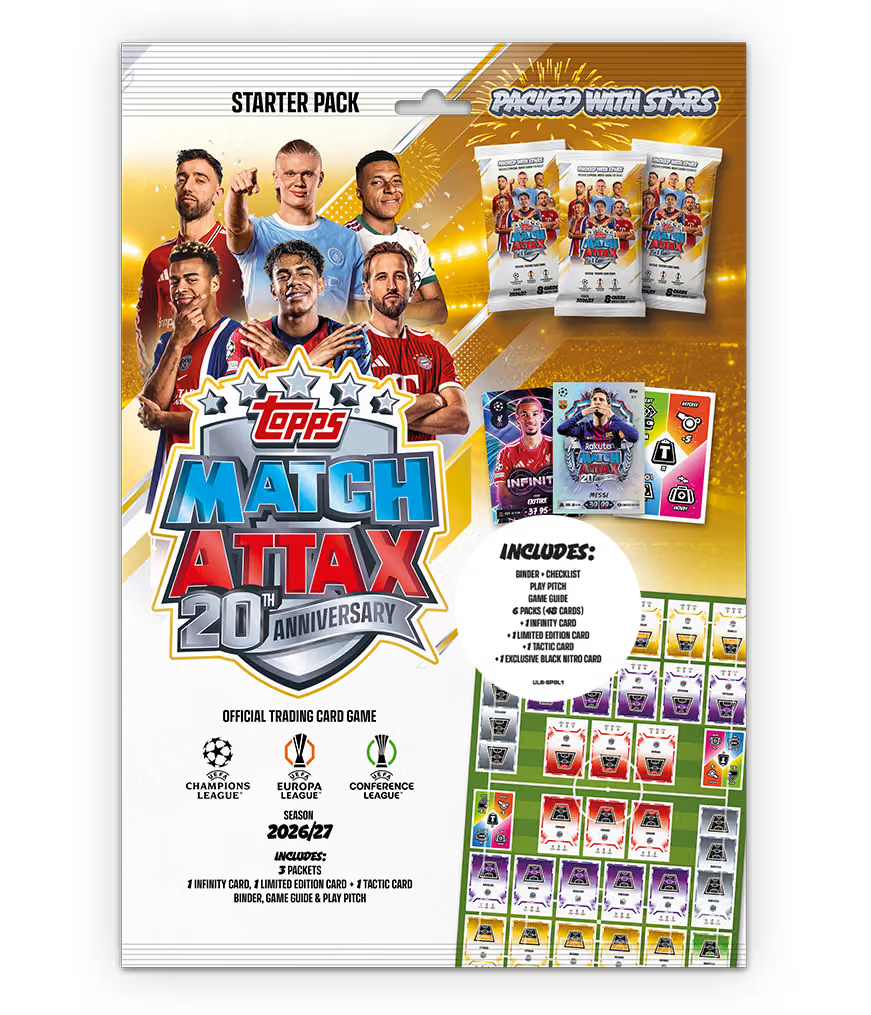 Match Attax Fótboltamyndir 2026/27 - Mappa