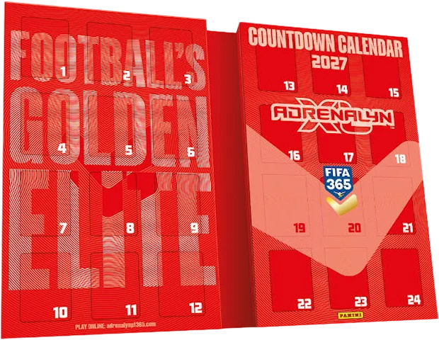 FIFA 365 Panini Football Golden Elite Fótboltamyndir 2027 - Jóladagatal