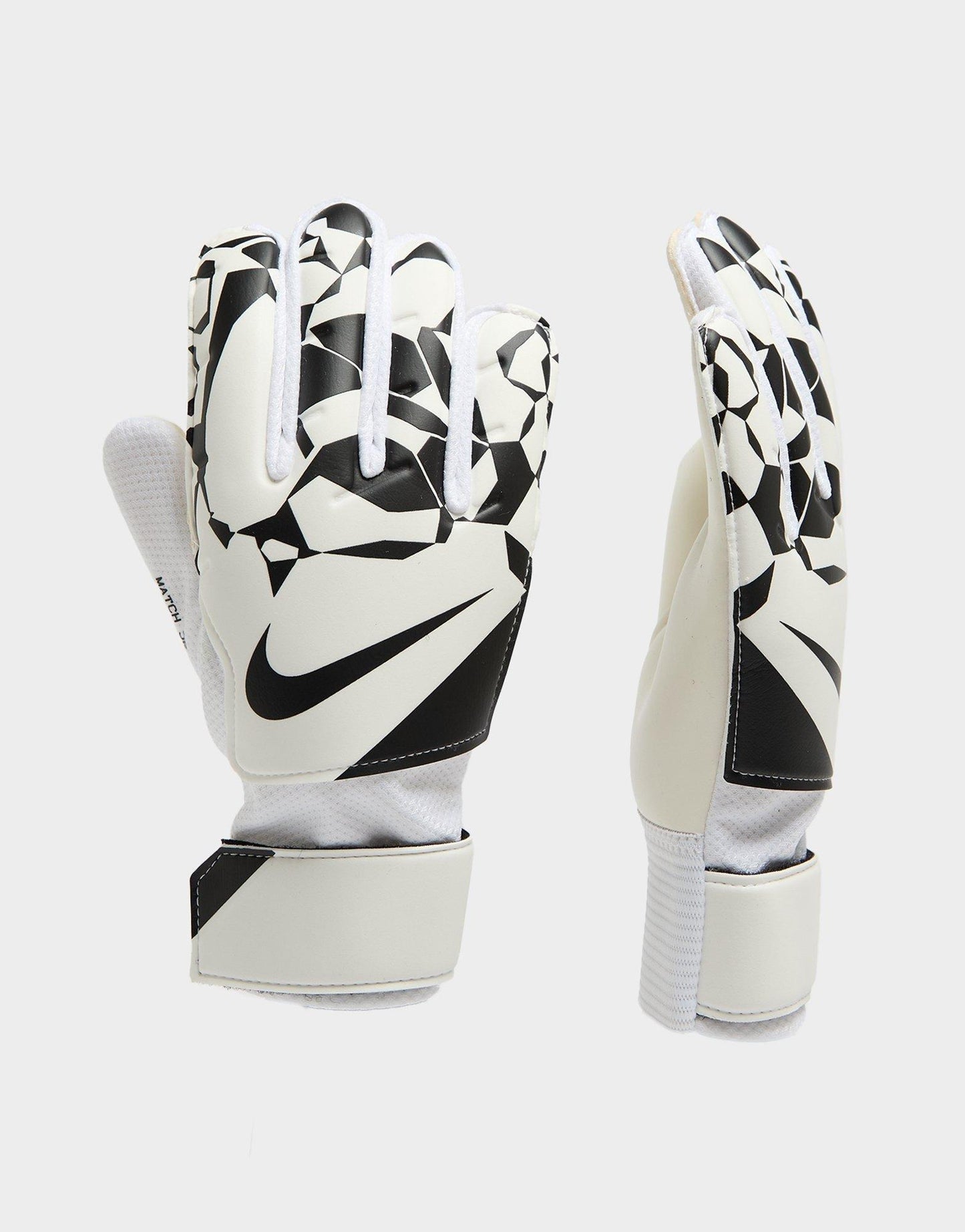 Nike Match Barna Markmannshanskar Hvítir