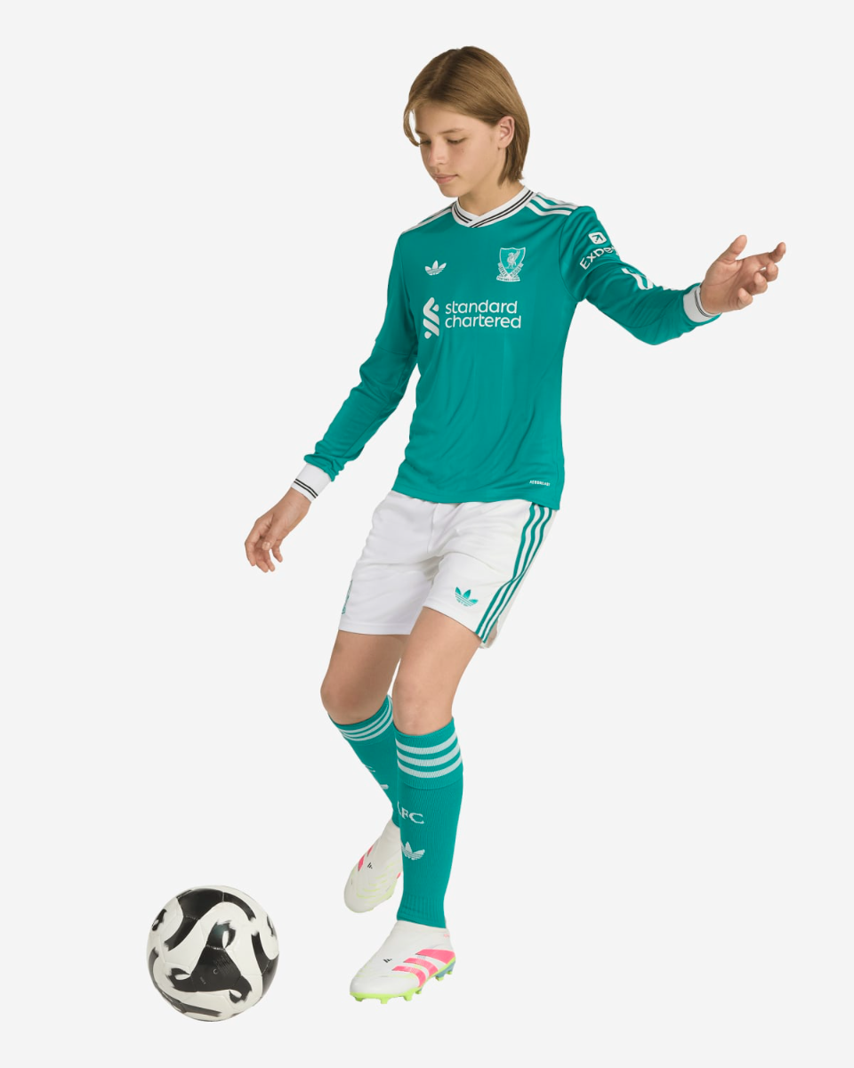 Liverpool Þriðja Treyja Síðerma 2025/26 - Barna