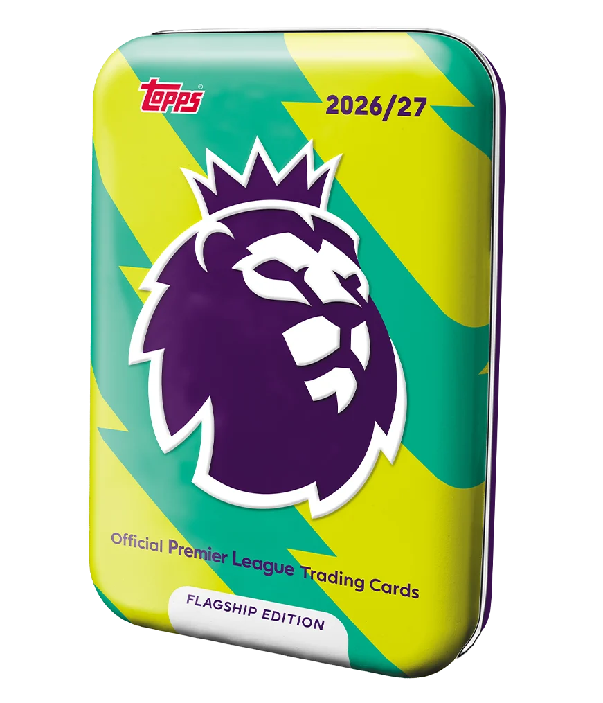 Premier League Topps Flagship Edition Fótboltamyndir 2026/27 - MEGA TIN