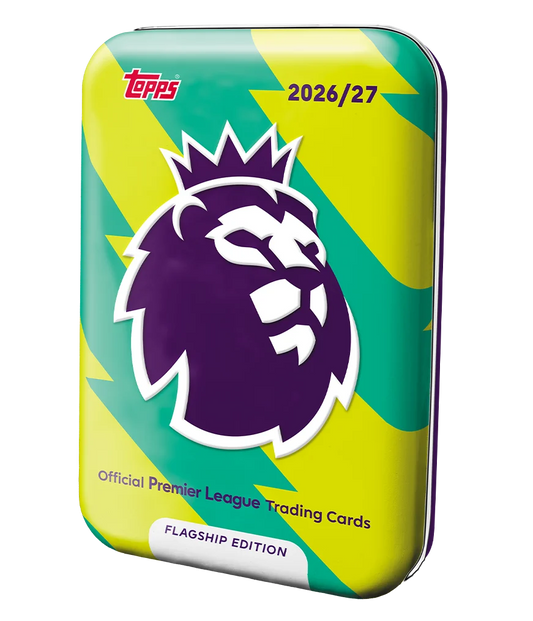 Premier League Topps Flagship Edition Fótboltamyndir 2026/27 - MEGA TIN