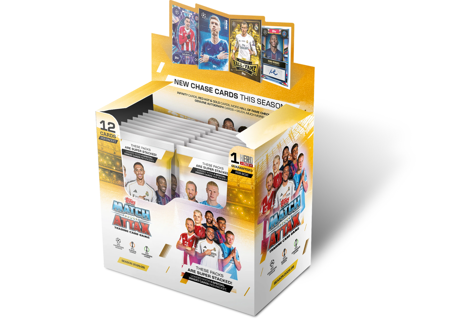 Match Attax CL Fótboltamyndir 2025/26 - Pakkar