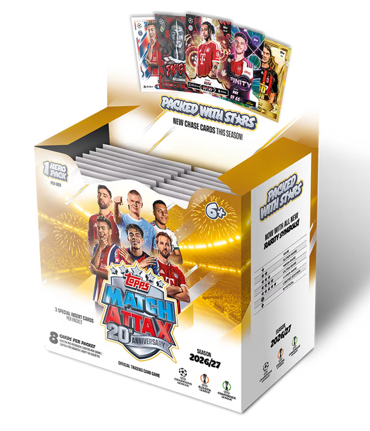 Match Attax  Fótboltamyndir 2026/27 - Pakkar