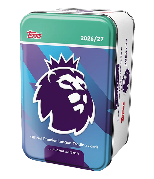 Premier League Topps Flagship Edition Fótboltamyndir 2026/27 - Super Tin