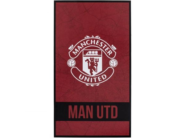 Man Utd. Handklæði Rautt