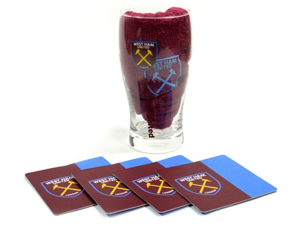 West Ham Glas með aukahlutum