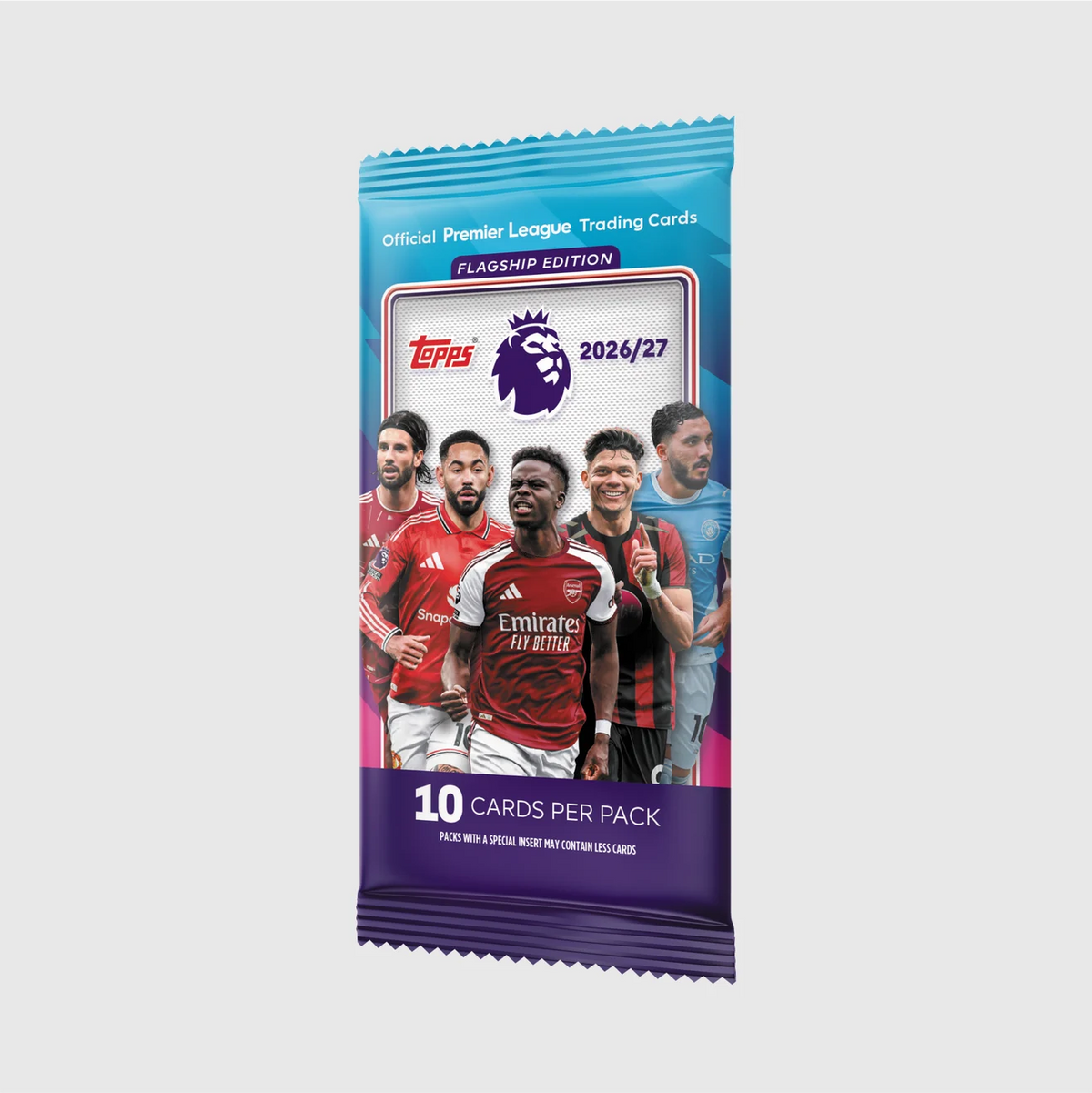 Premier League Topps Flagship Edition Fótboltamyndir 2026/27 - Pakkar