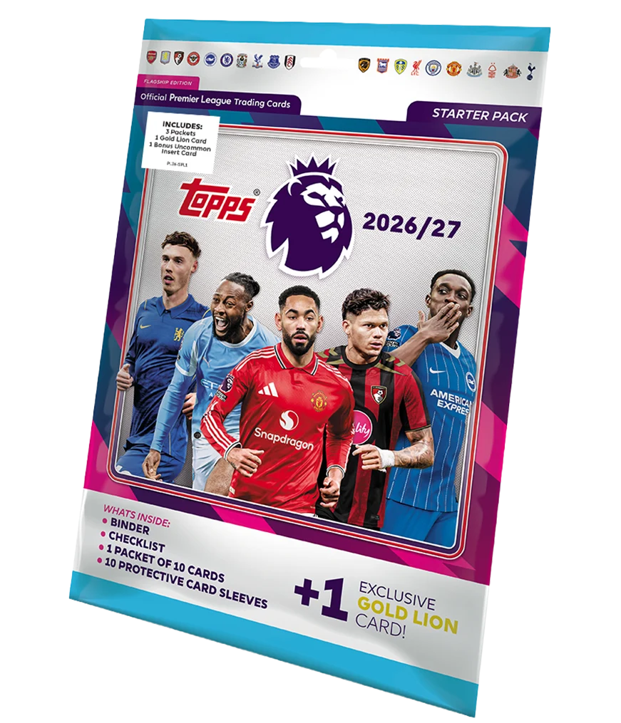 Premier League Topps Flagship Edition Fótboltamyndir 2026/27 - Bundle