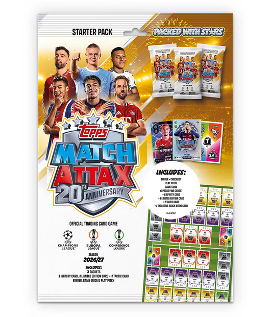 Match Attax Fótboltamyndir 2026/27 - Mappa