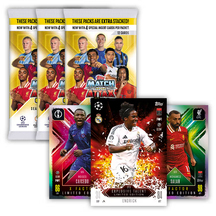 Match Attax Fótboltamyndir 2026/27 - ECO Pakki