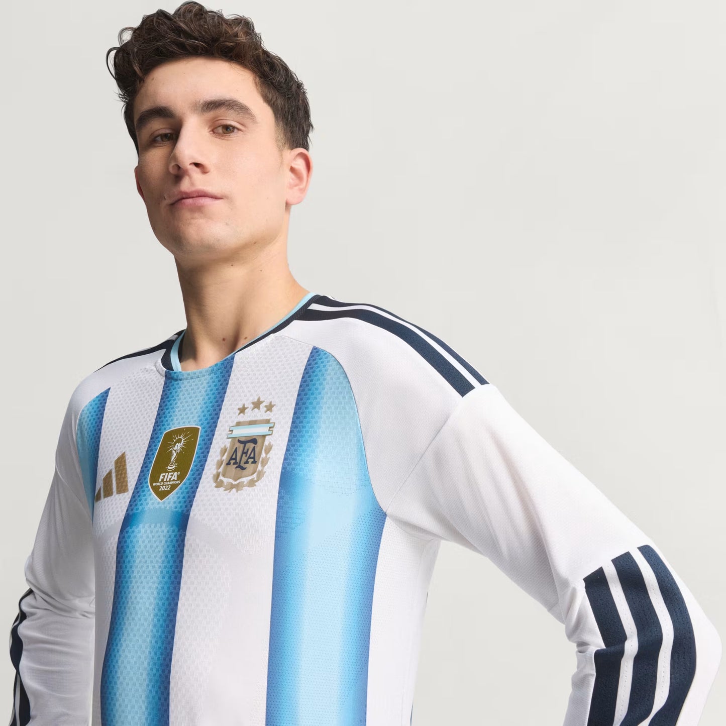 Argentína Authentic Síðerma Treyja HM26 - Fullorðins