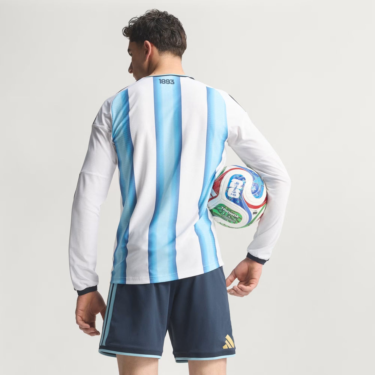 Argentína Authentic Síðerma Treyja HM26 - Fullorðins