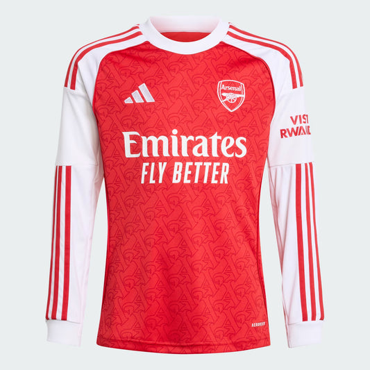 Arsenal Home Treyja Síðerma 2025-26 - Barna