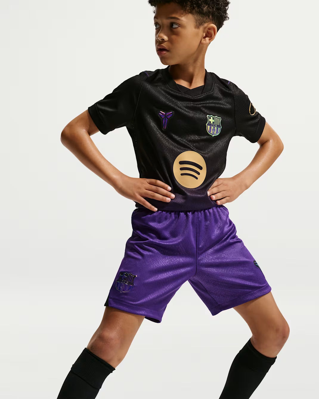 Barcelona Vara Stuttbuxur 2026/27 Barnastærðir
