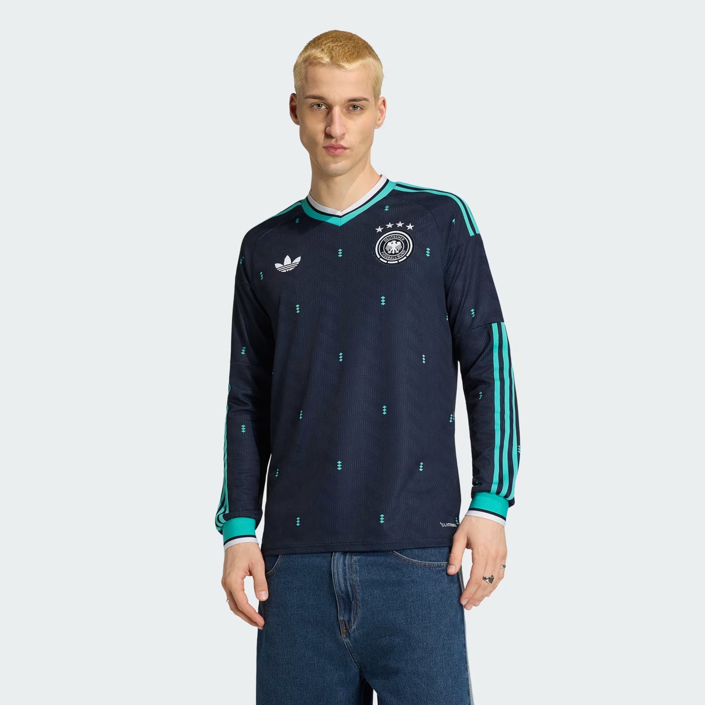 Þýskaland HM26 Vara Treyja Síðerma - Fullorðins