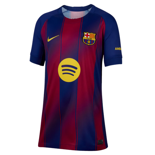 Barcelona Heimatreyja 2025/26 Barnastærðir