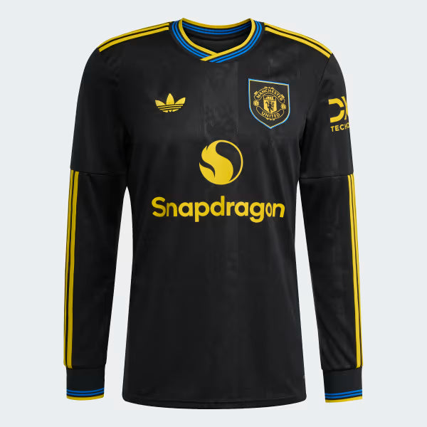 Man utd Þriðja Treyja Síðerma 2025/26 - Fullorðins