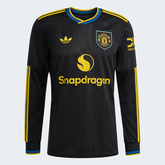 Man utd Þriðja Treyja Síðerma 2025/26 - Fullorðins