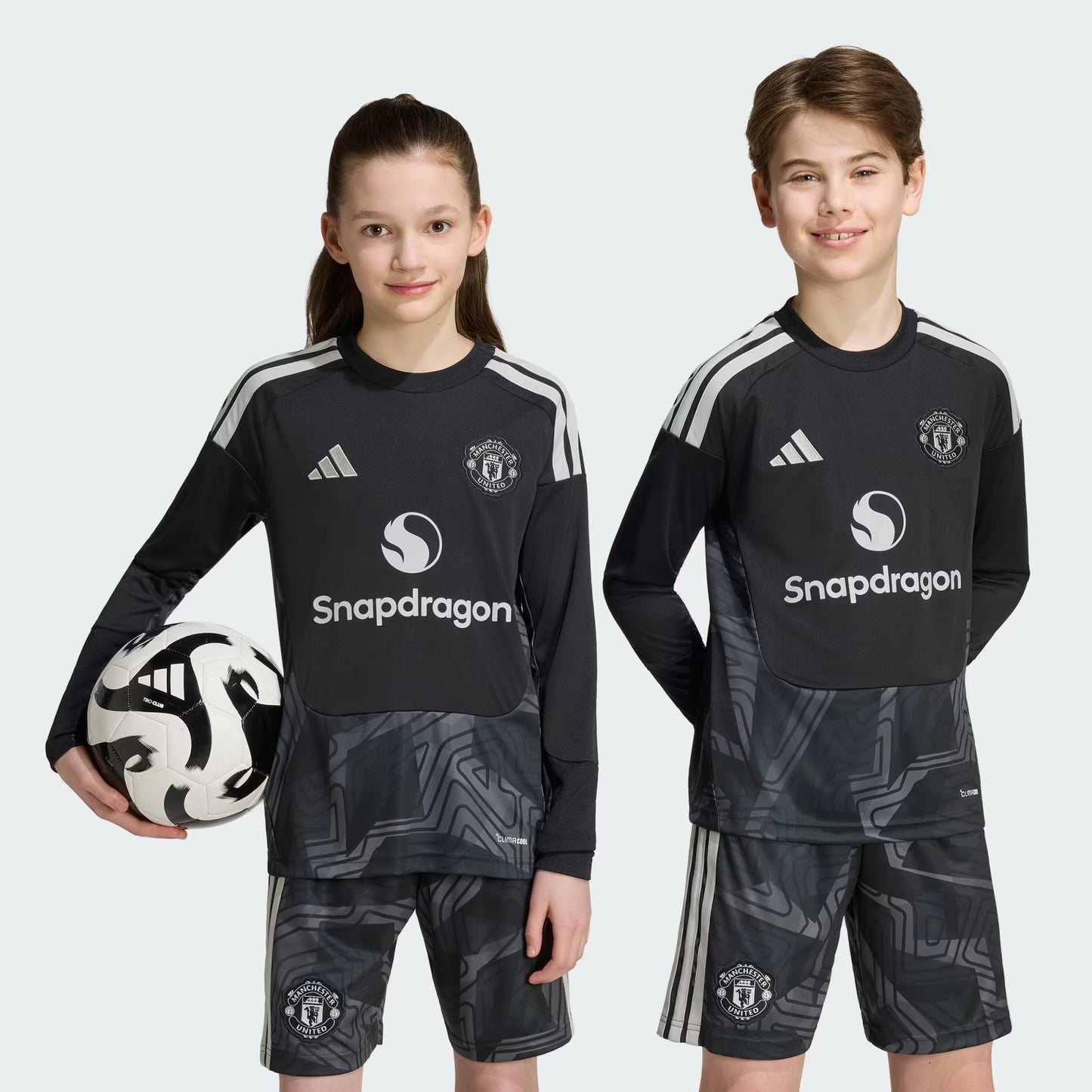 Man Utd. Heima Síðerma Markmannstreyja 2026-27 - Barna