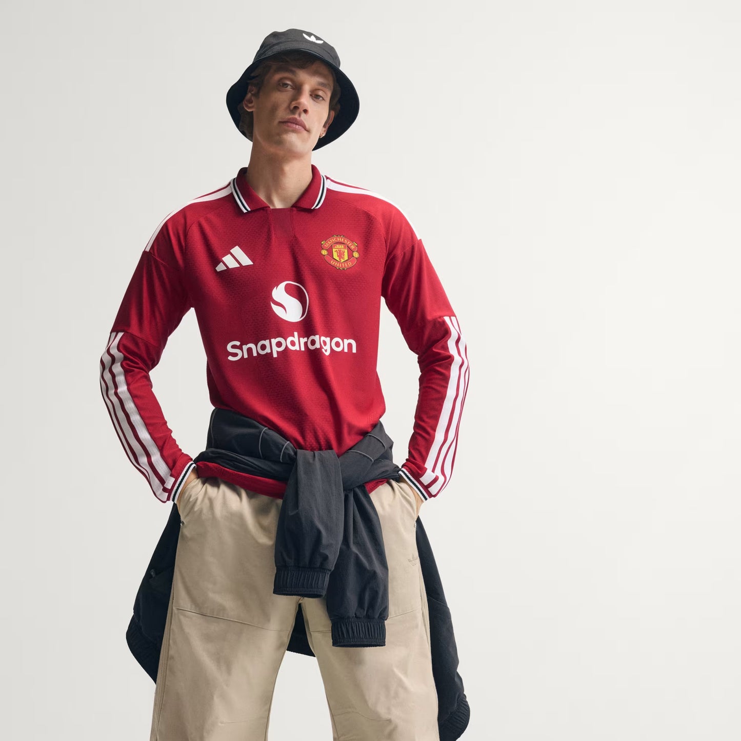 Man Utd. Heima Authentic Síðerma Treyja 2026-27 - Fullorðins