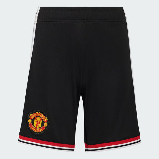 Man Utd. Svartar Stuttbuxur 2026/27 - Barna