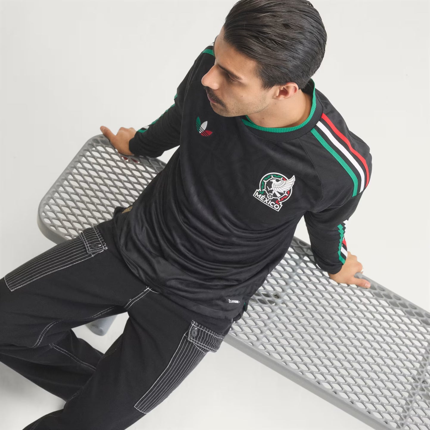 Mexico HM26 Þriðja Treyja Síðerma Authentic - Fullorðins