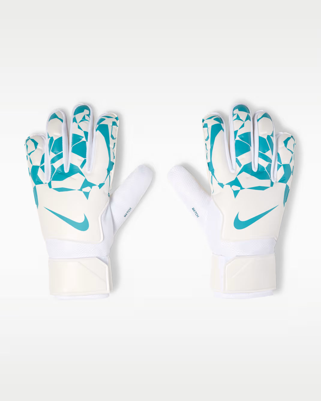 Nike Match Barna Markmannshanskar - Hvítir með bláu