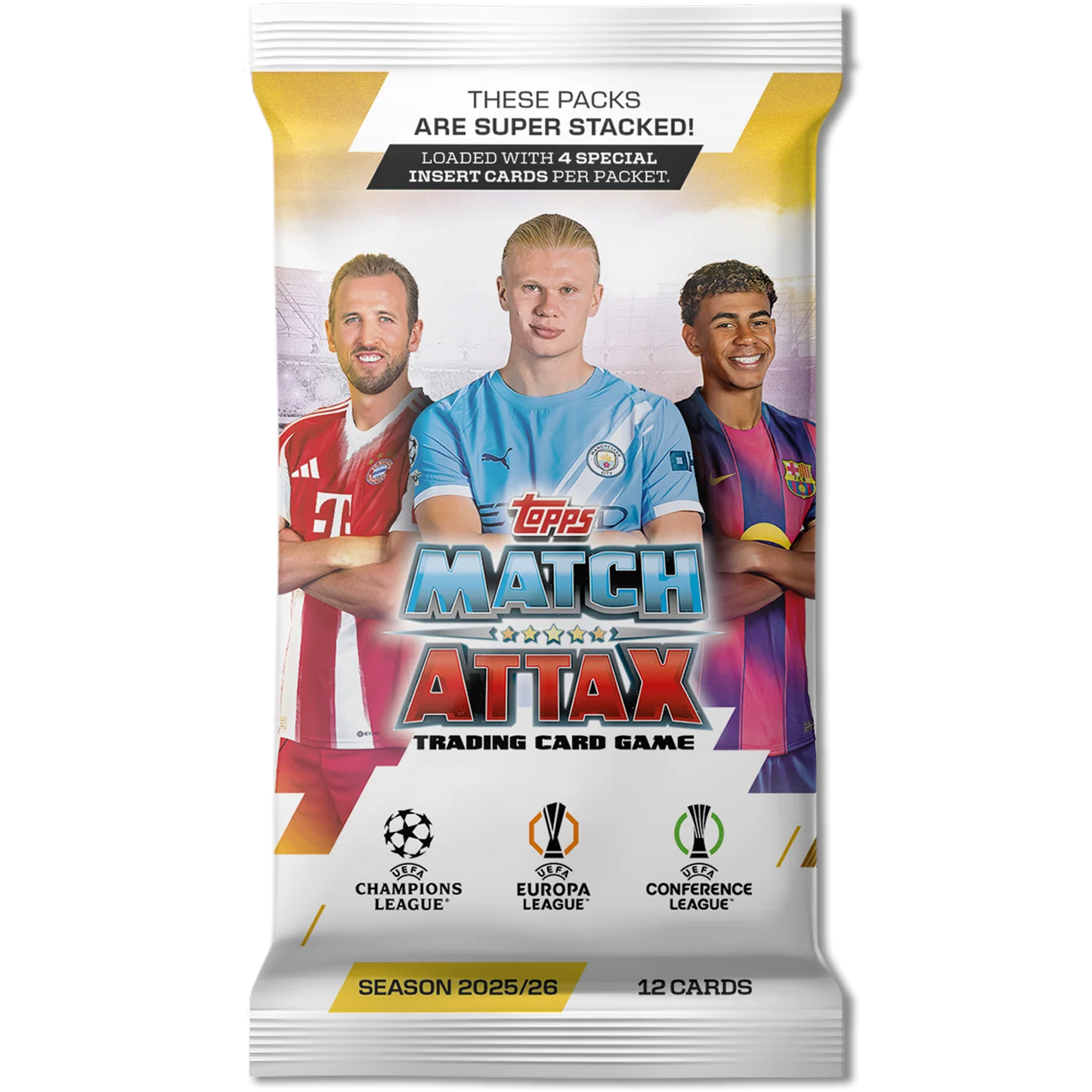 Match Attax CL Fótboltamyndir 2025/26 - Pakkar