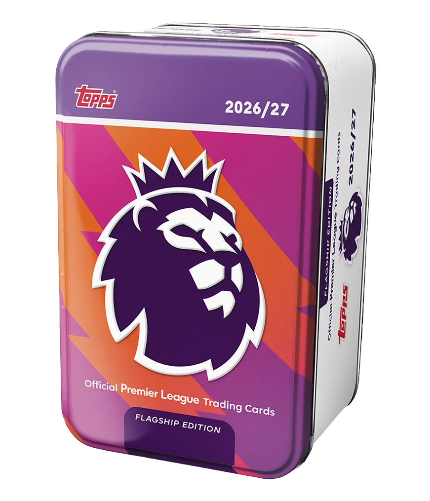 Premier League Topps Flagship Edition Fótboltamyndir 2026/27 - Super Tin