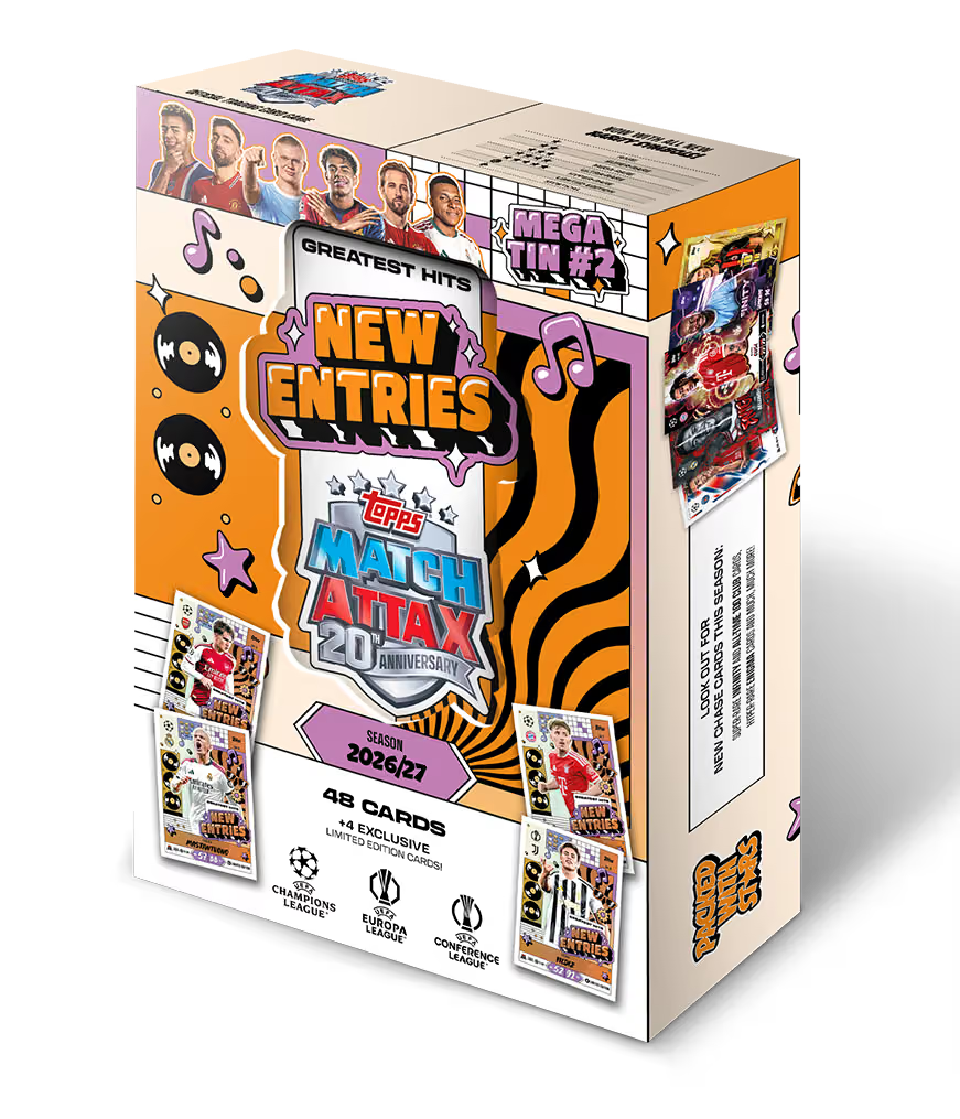 Match Attax Fótboltamyndir 2026/27 - MEGA TIN