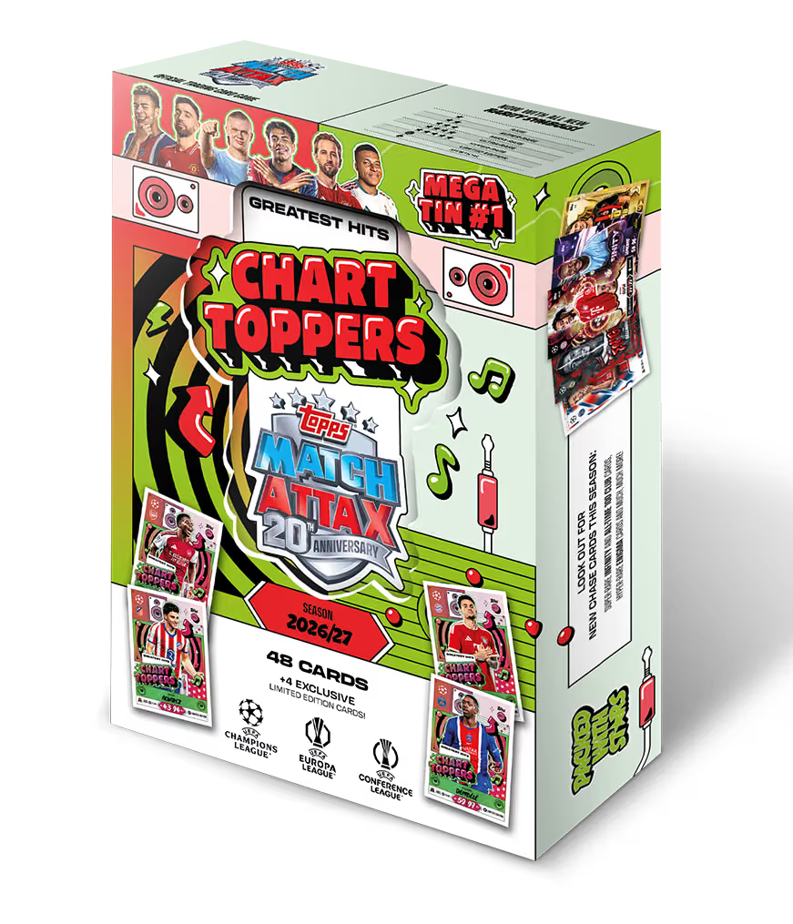 Match Attax Fótboltamyndir 2026/27 - MEGA TIN