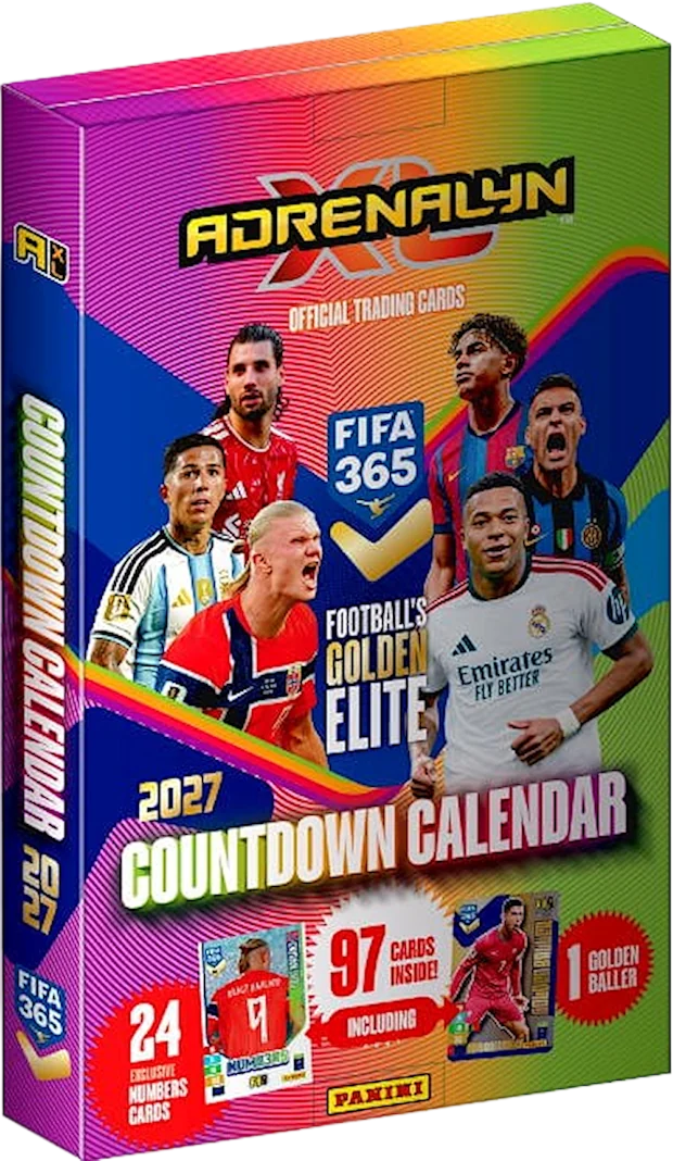 FIFA 365 Panini Football Golden Elite Fótboltamyndir 2027 - Jóladagatal