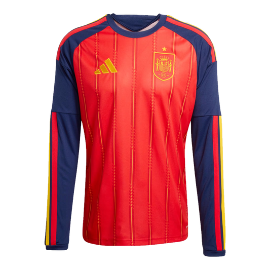 Spánn HM26 Treyja Síðerma - Fullorðins